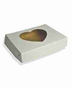 Alternative view of Caja con Visor Forma de Corazón de 20cm por 16cm por 4cm