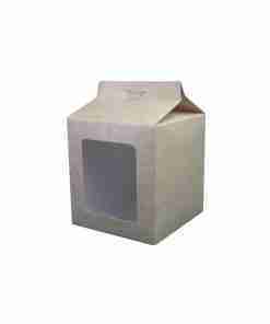 Caja para Souvenir con Visor de 11cm por 11cm por 12cm