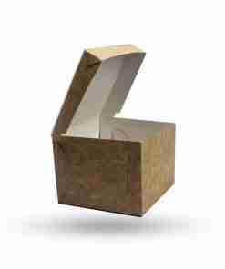 Caja Mini Postre 13cm por 13cm por 10cm