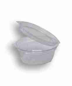Pote Pet con Tapa Bisagra de 250 cc x 10 unidades