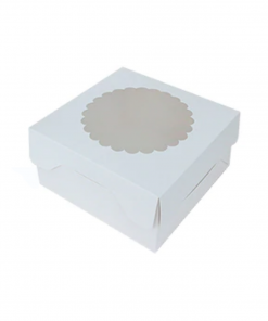 Caja con Visor Forma de Nube de 20cm por 20cm por 10cm